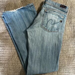 Citizens of Humanity Ingrid #002 Stretch Low Waist Flair Jeans, size 29